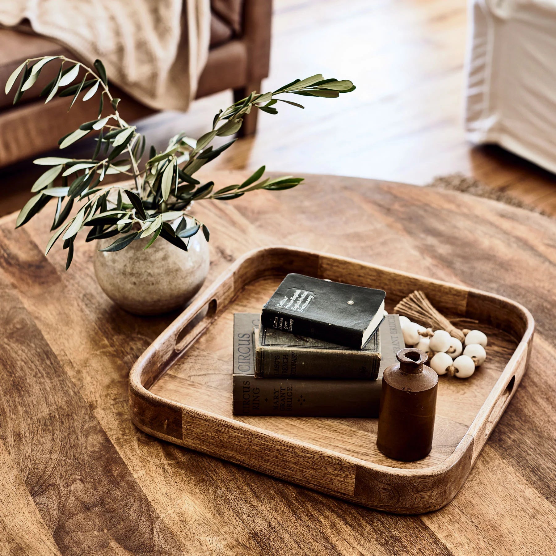Marco Wooden Tray by Madras Linlk