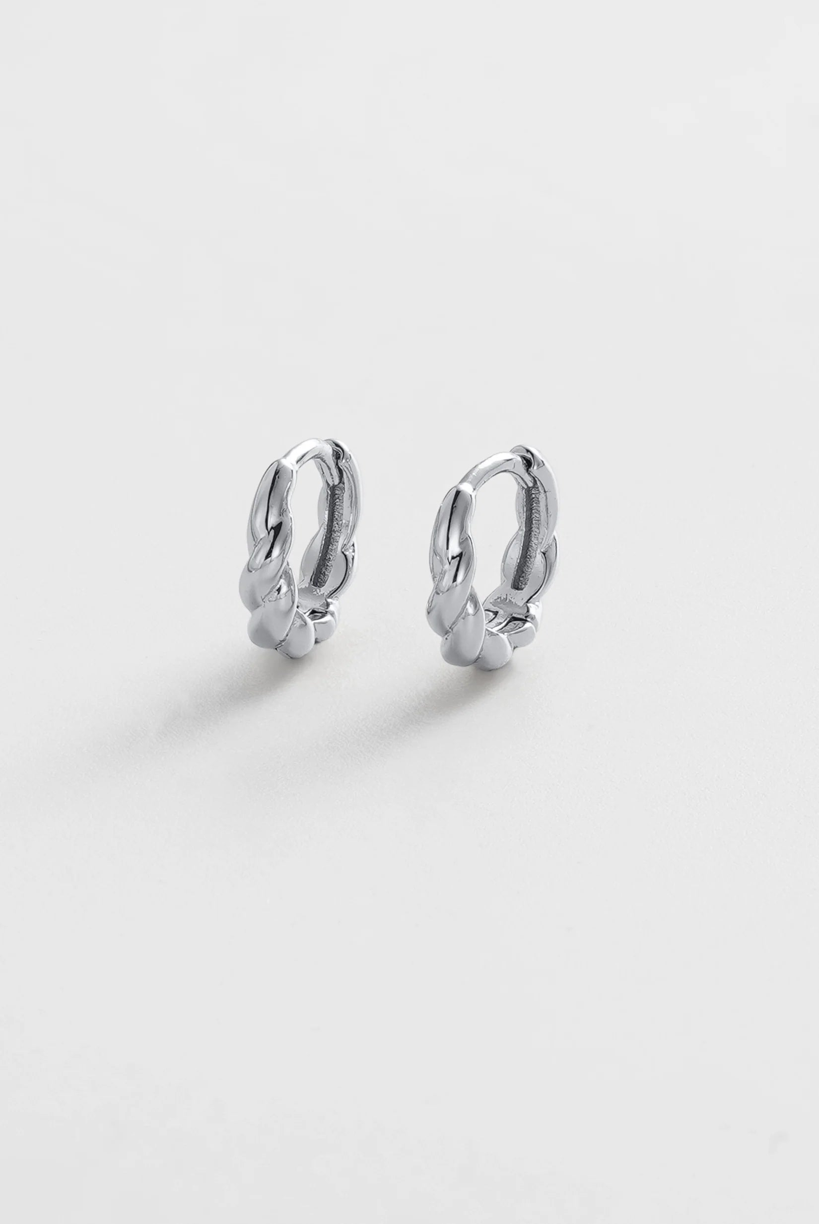 Marley Huggie Earring (Silver) by Zafino