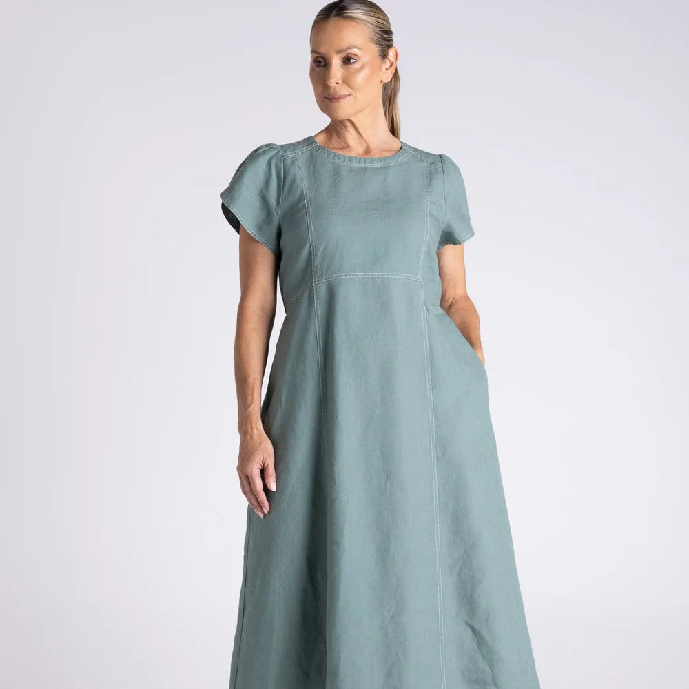 Mary midi dress by Two T's