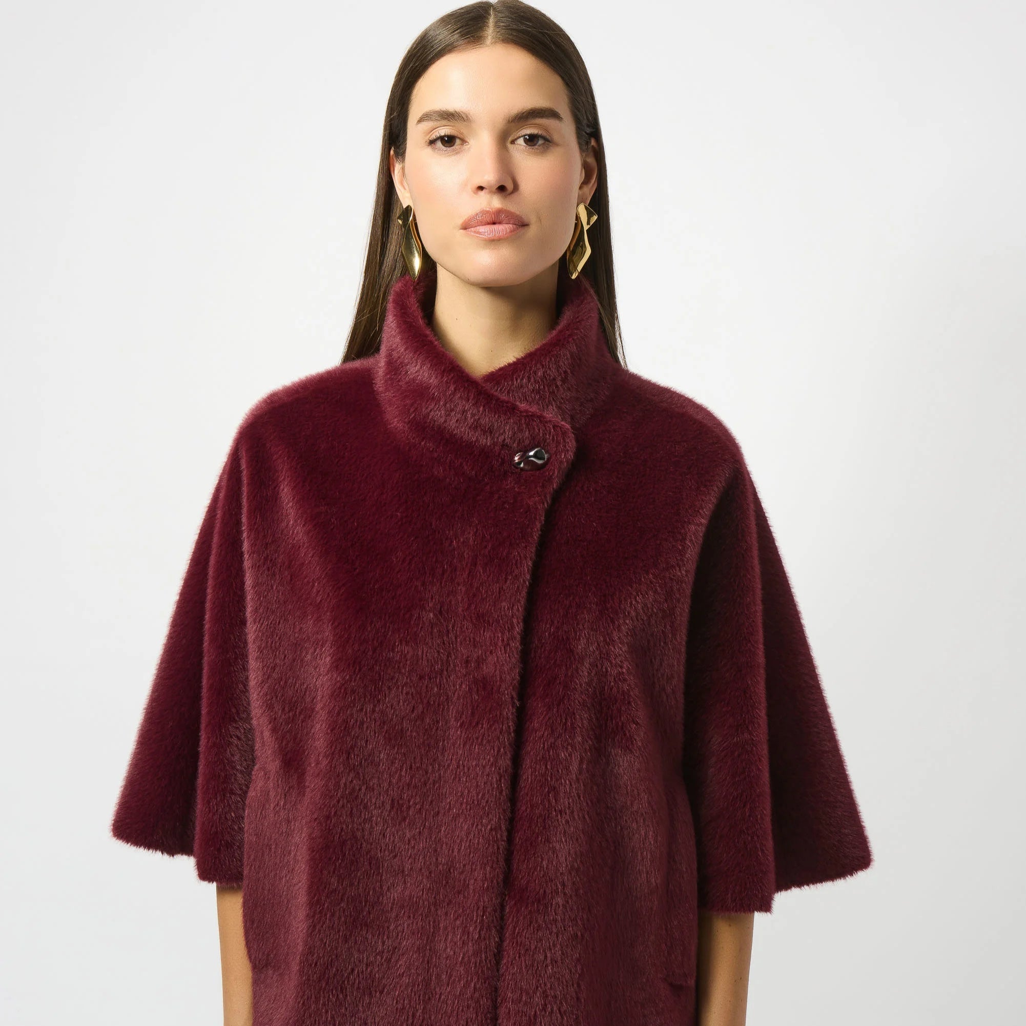 Bonded Faux fur suede jacket By Jospeh Ribkoff