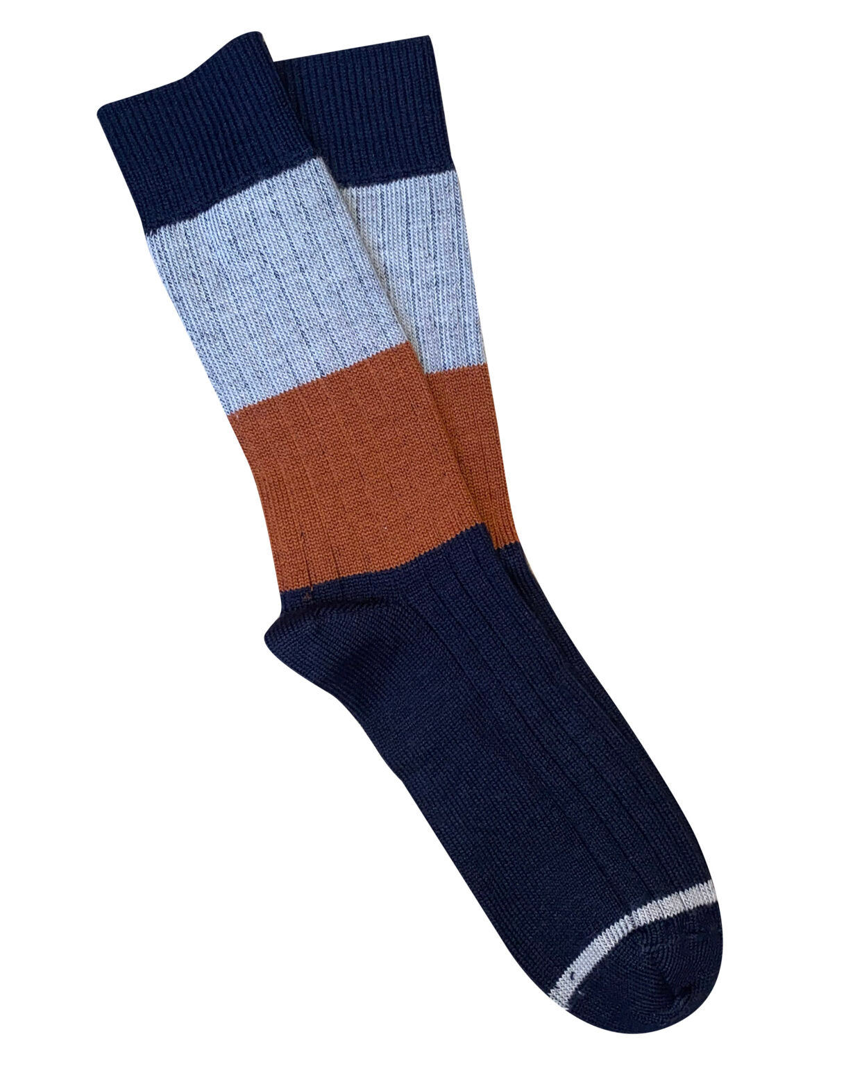 Chunky Rib Merino Wool Socks – Midnight by Tightology