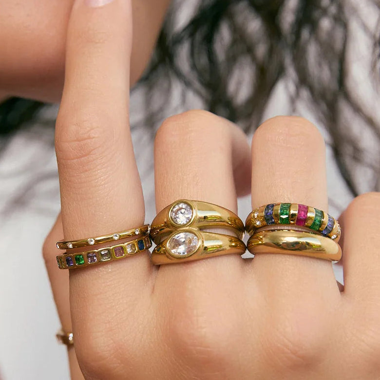 Minnie Gold Ring by Arms of Eve