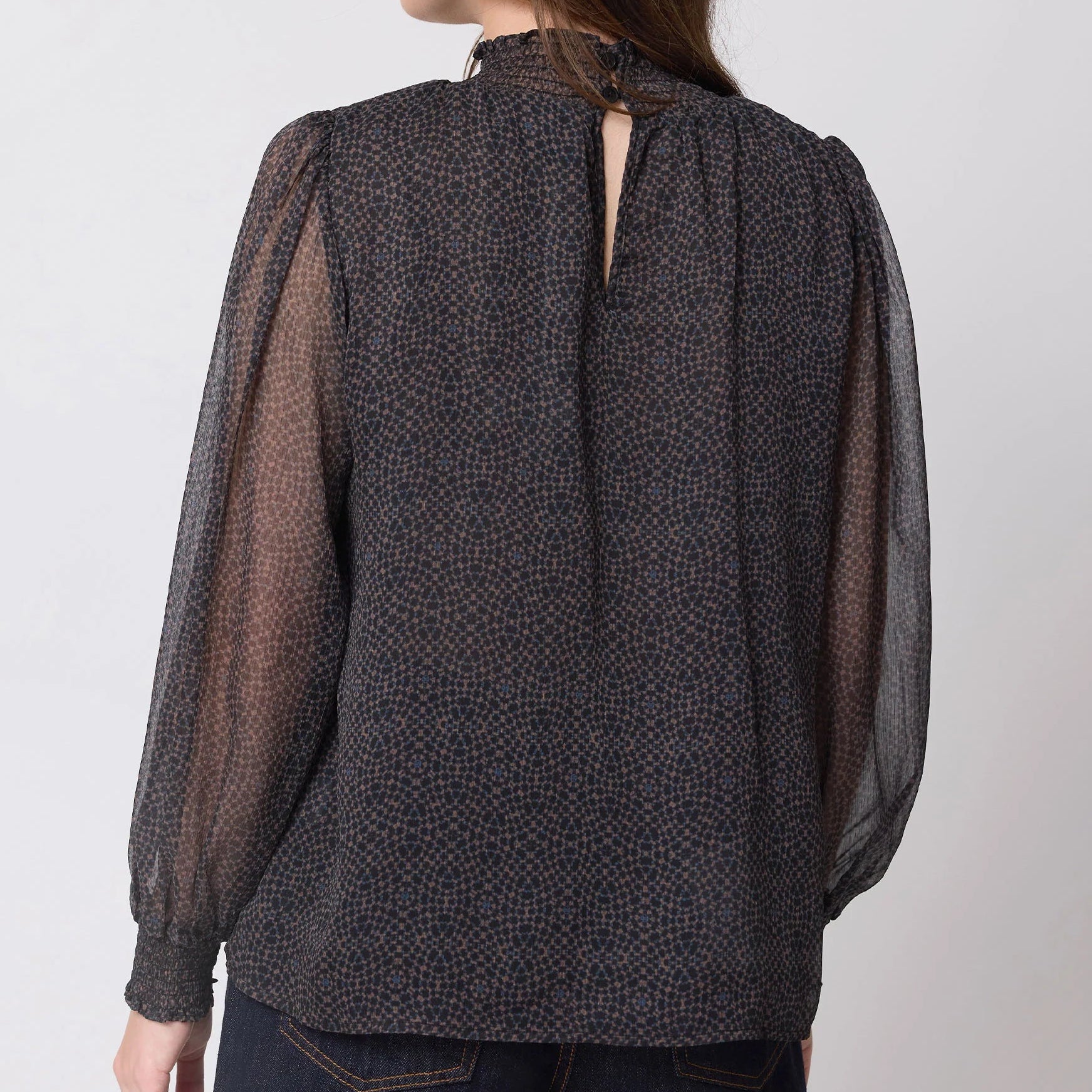 Sylvie Blouse - Mini Mosaic by Stella + Gemma