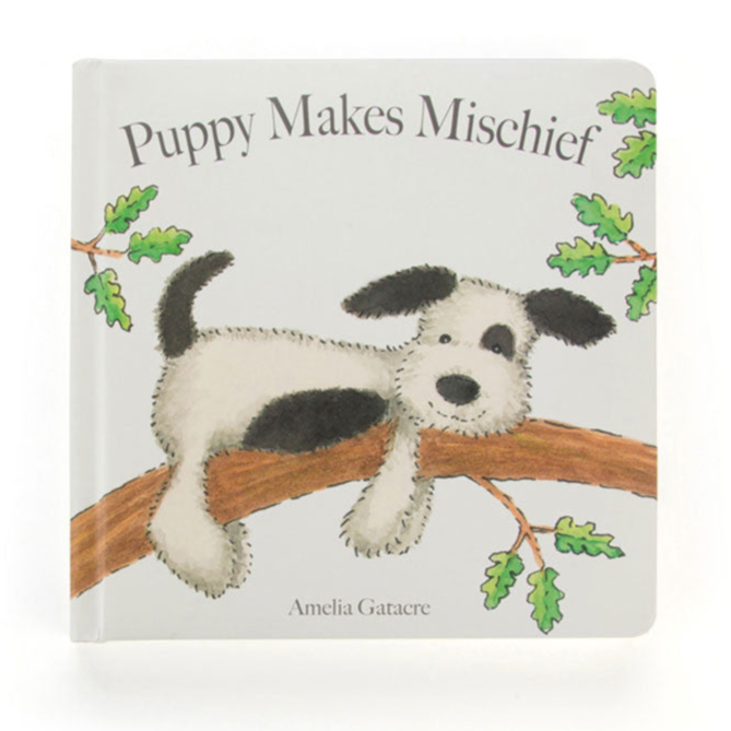 Puppy makes mischief by Jellycat - Book