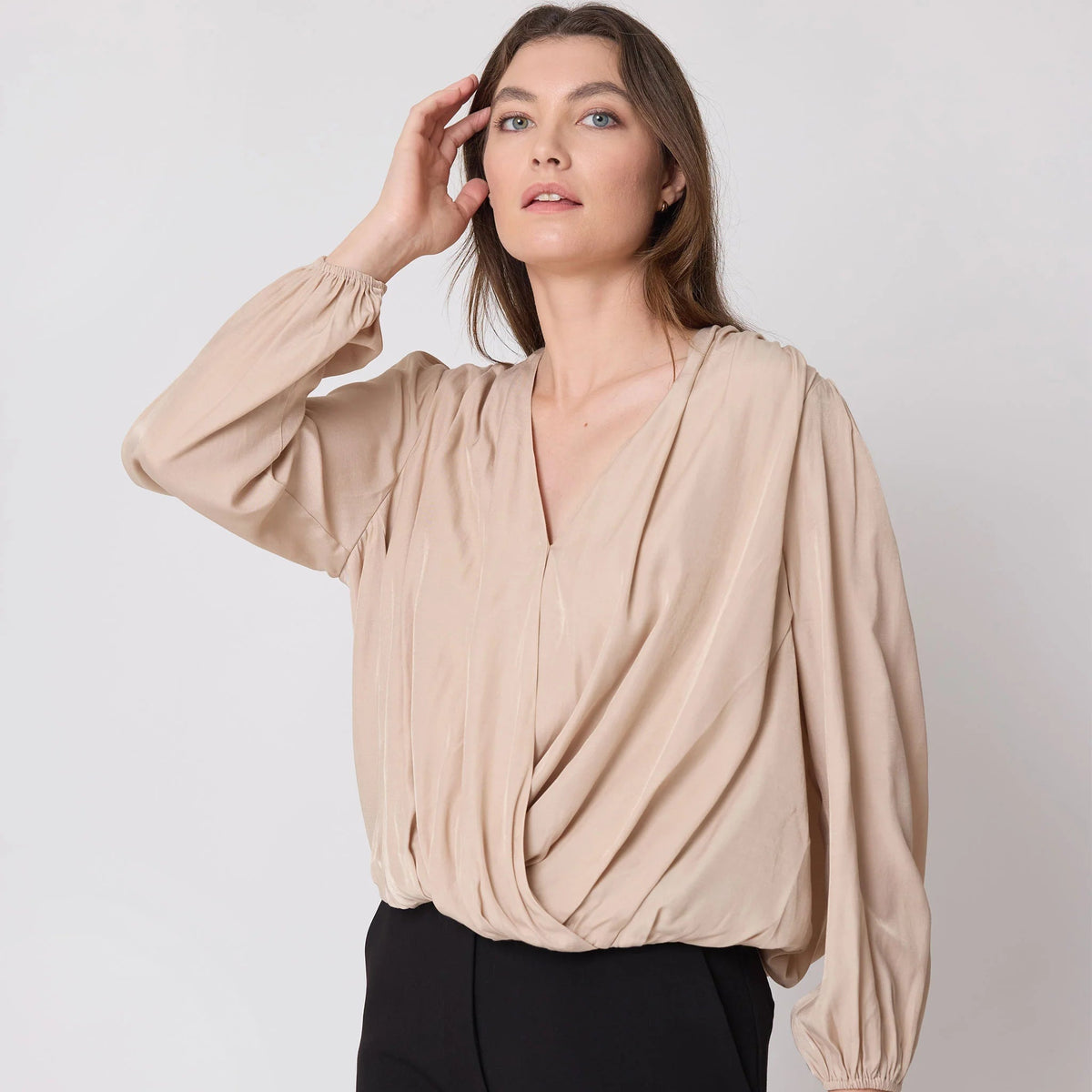 Nadine blouse by Stella + Gemma - Champagne