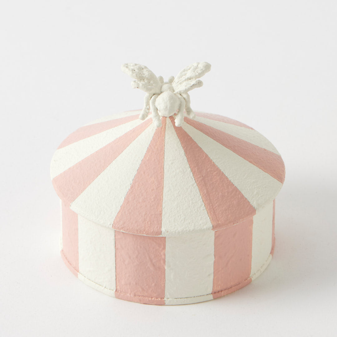 Nature’s Harmony Trinket Box – Pink/Cream by Pilbeam Liviing