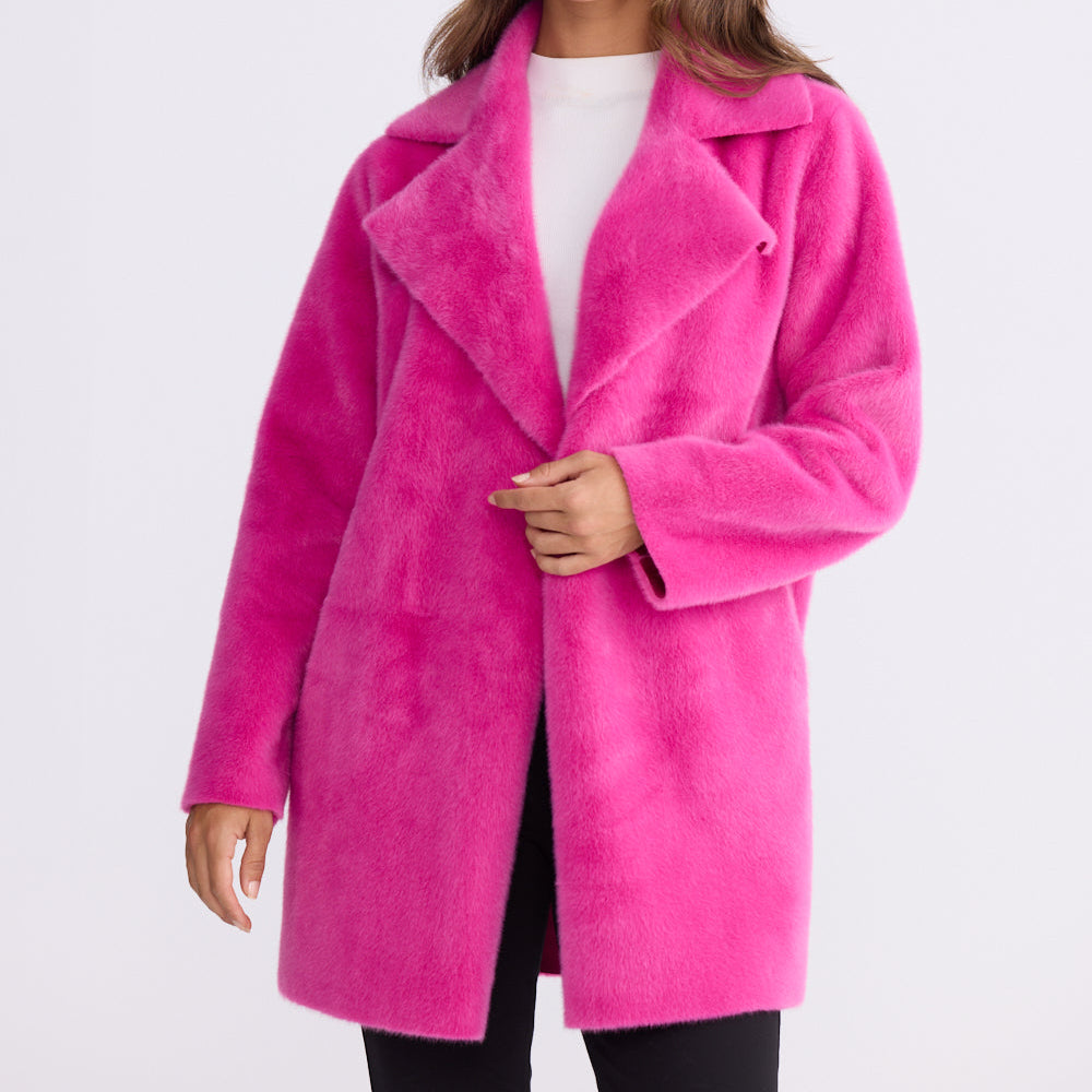 Odette Faux fur coat - Reversible by Brave & True