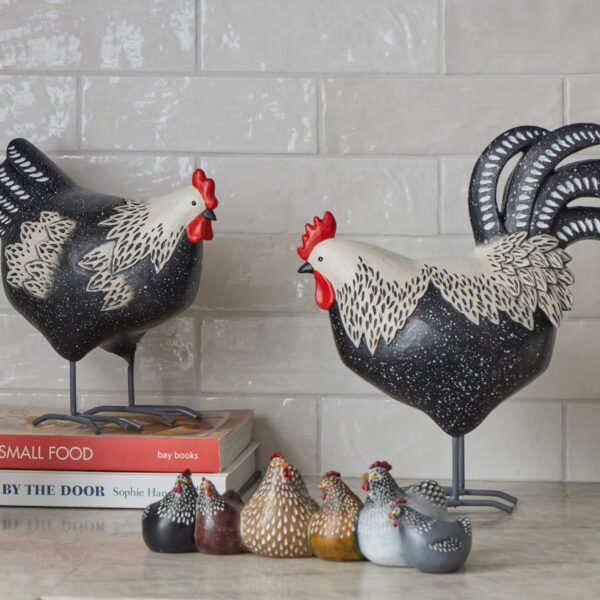 Broody Chicken Sculpture by Pilbeam Living
