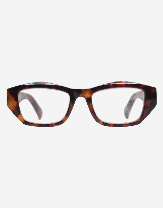 Oras Reader by Reality Eyewear - Brown turtle