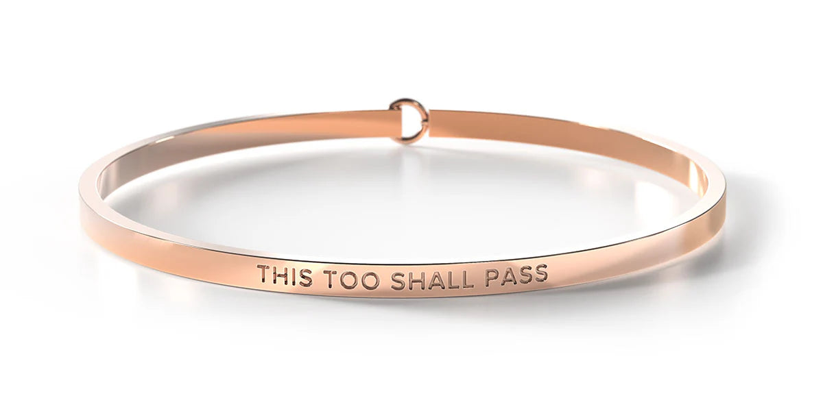 This too shall pass by Be Bangles - Silver