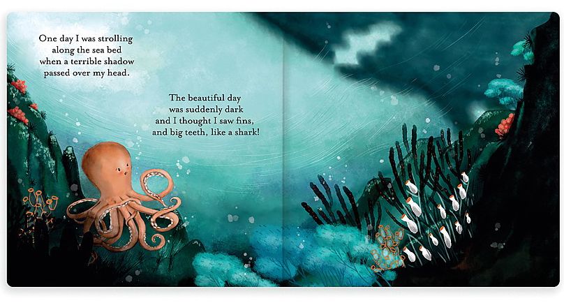 The Fearless Octopus Book by Jellycat