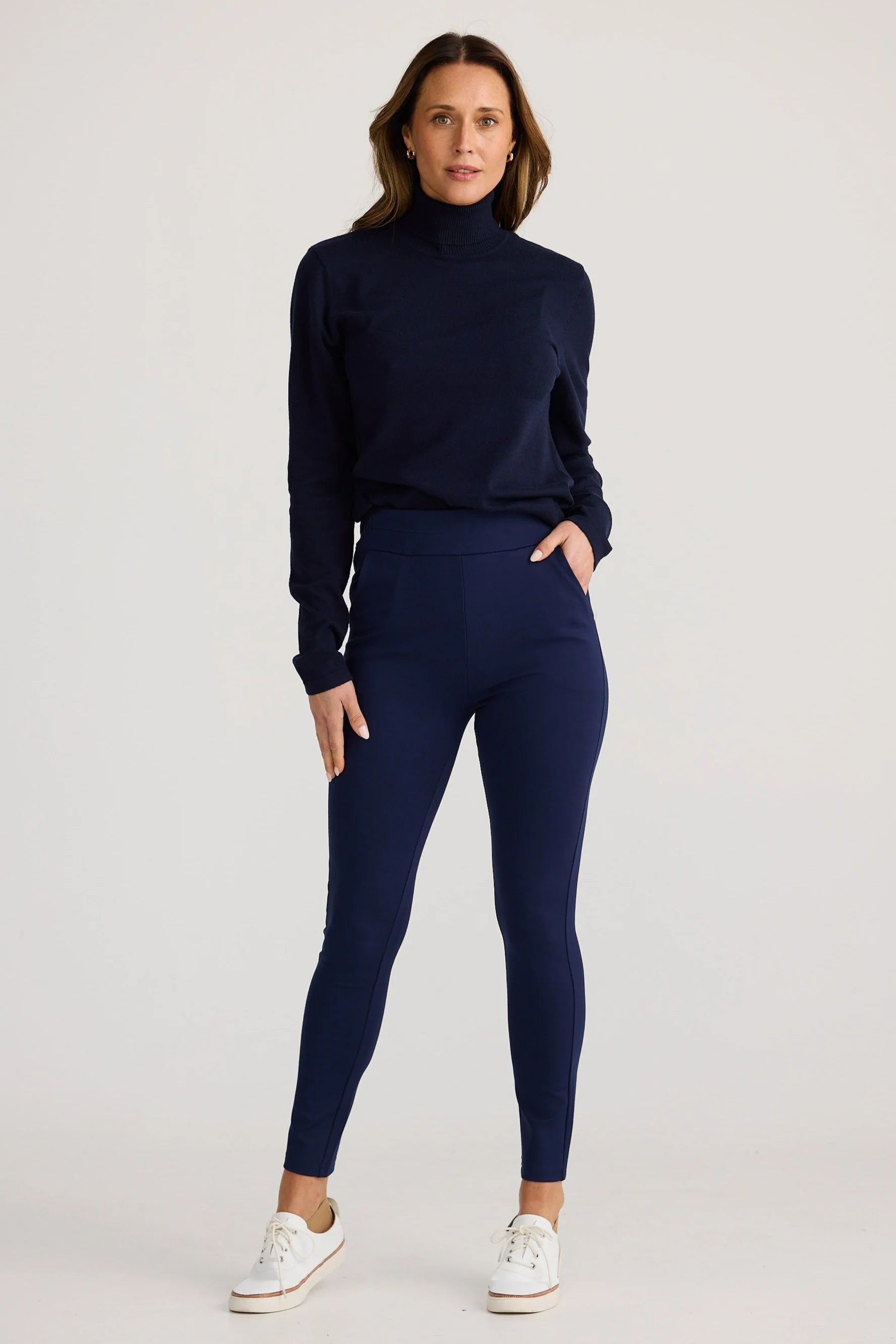 Pilot pant by Brave & True - Navy