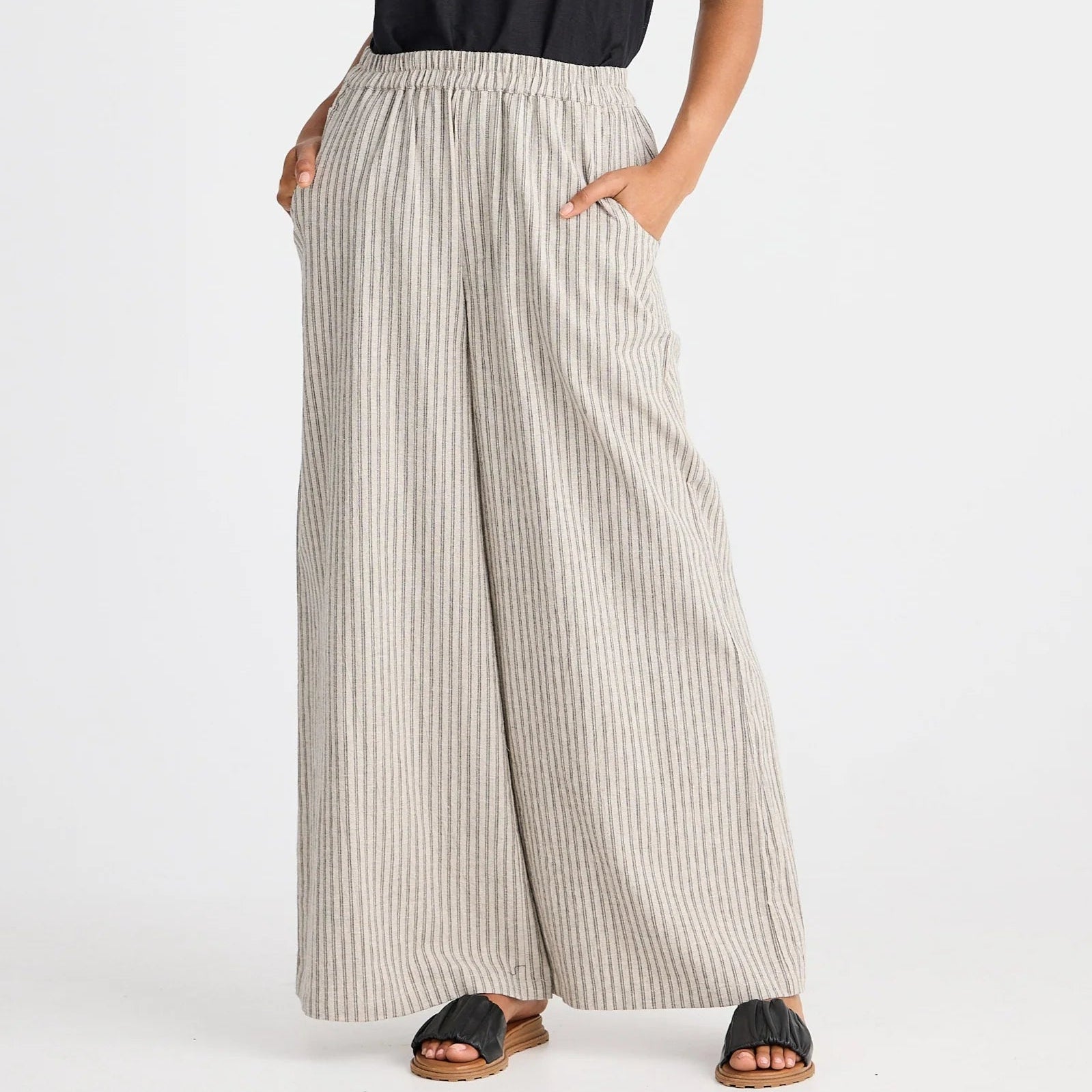 Positano Pant by The Shanty - Pisa Stripe
