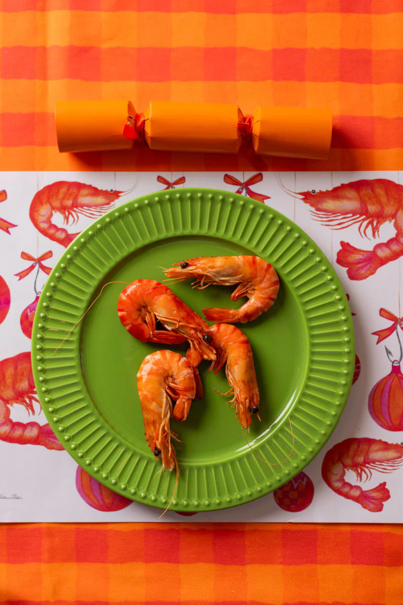 Christmas Placemats by Cathy Hamilton - Prawn