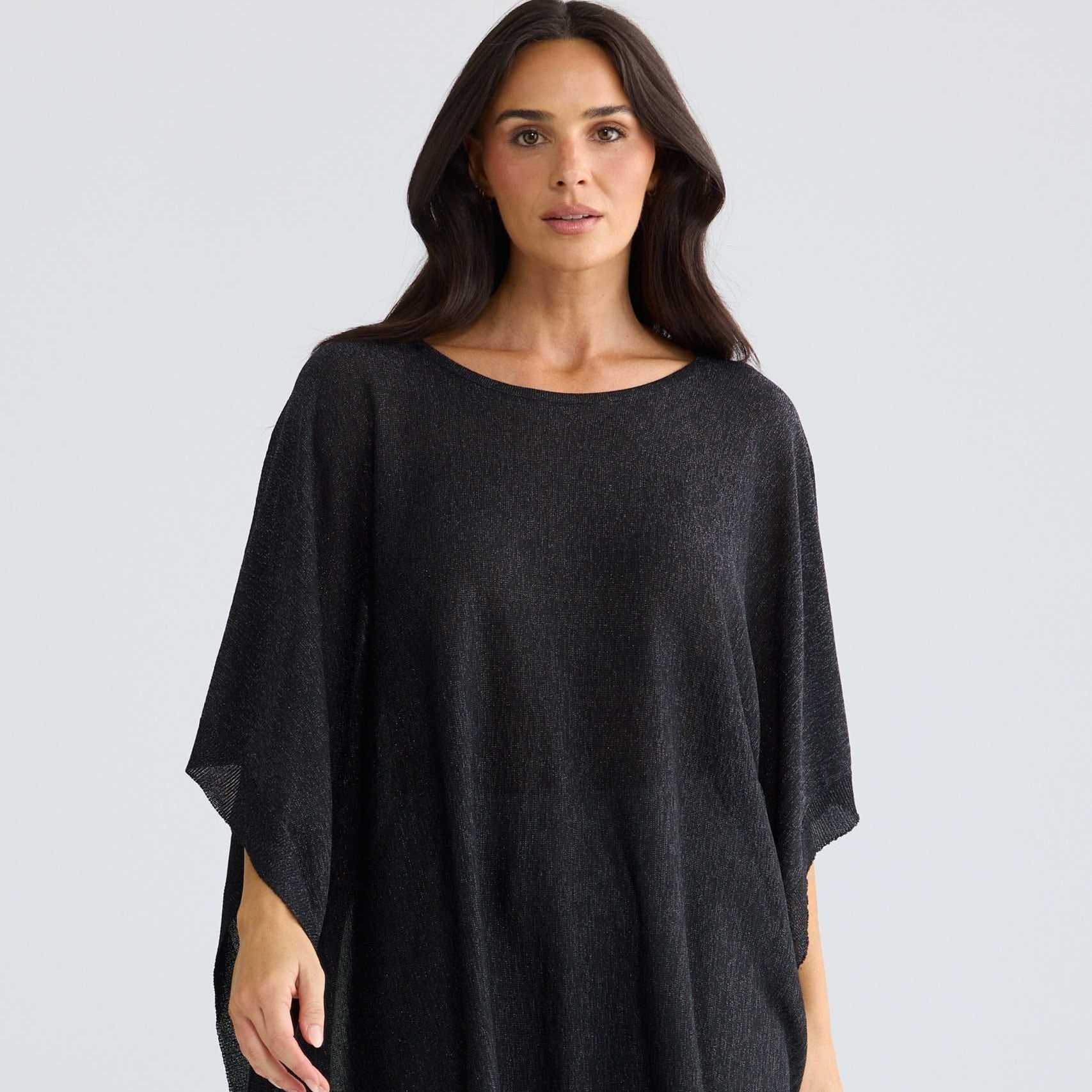 Pristine Cape by Brave & True - Black with Silver