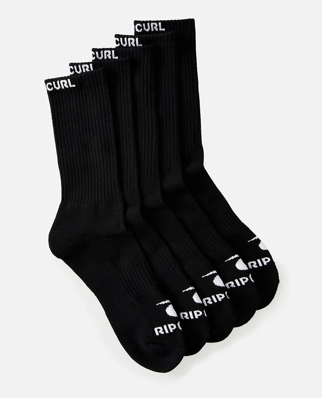 Men's Brand Crew Sock - 5 Pack by Rip Curl