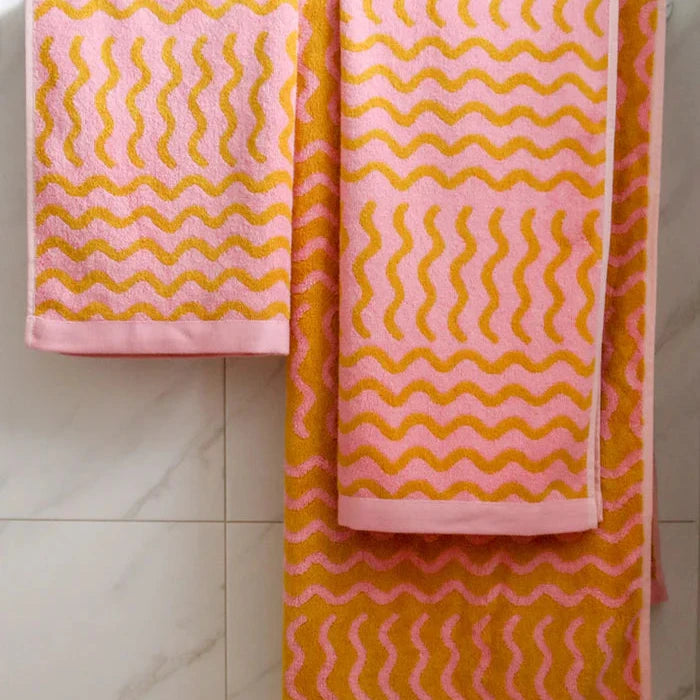 Ripple Bath Towel by Mosey Me
