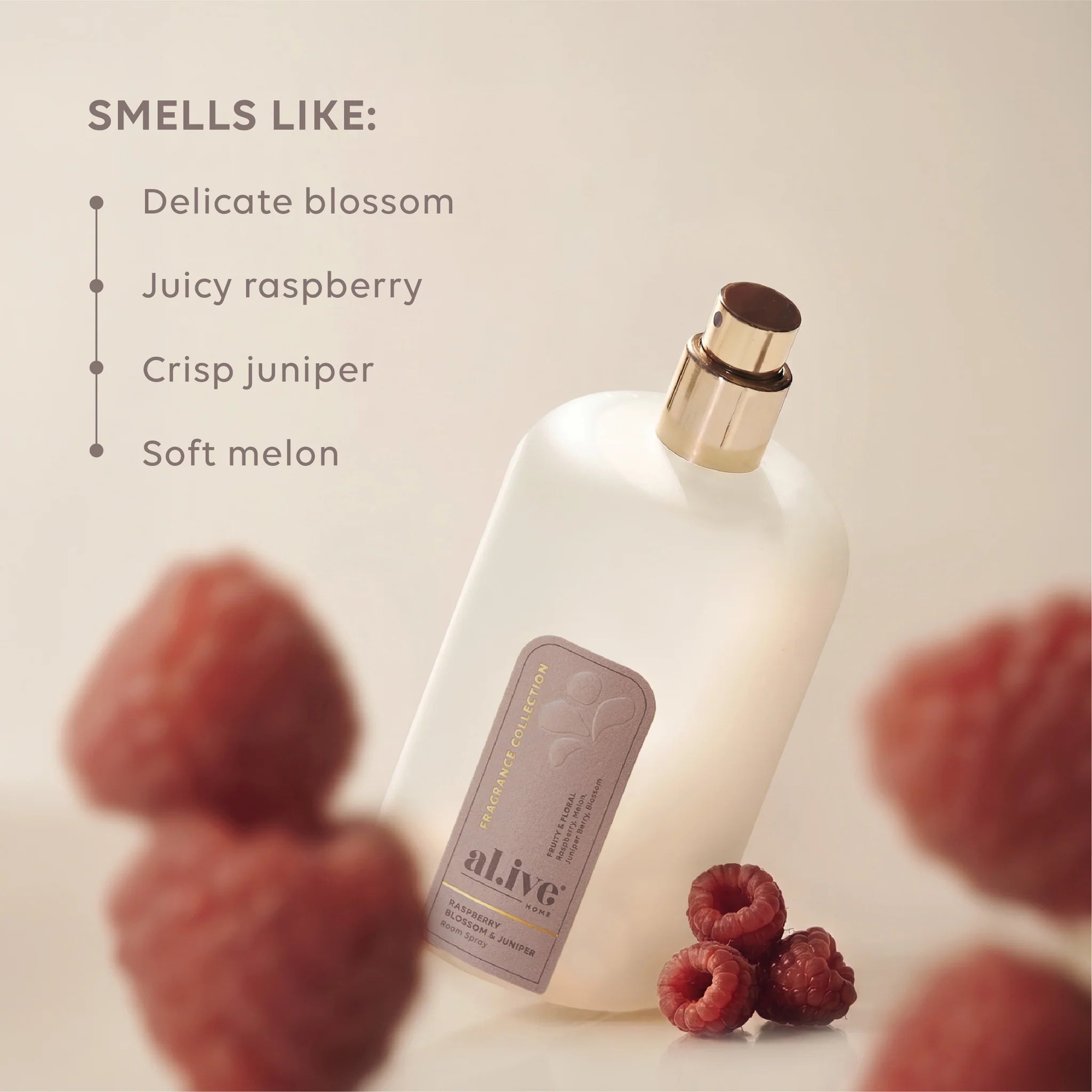 Raspberry Blossom & Juniper Room Spray • 100ML by Al.ive