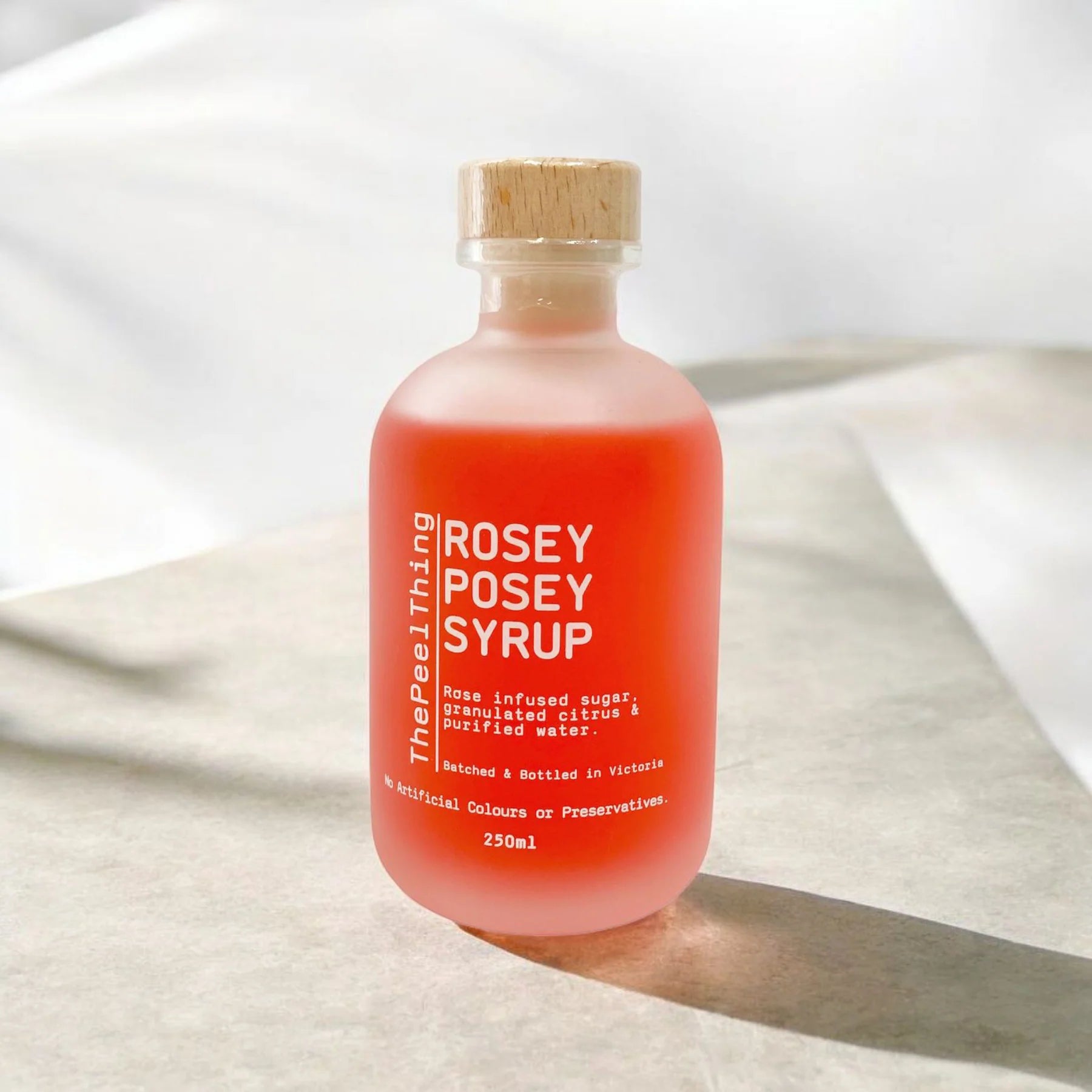 Rosey Posey Syrup Cordial by The Peel Thing