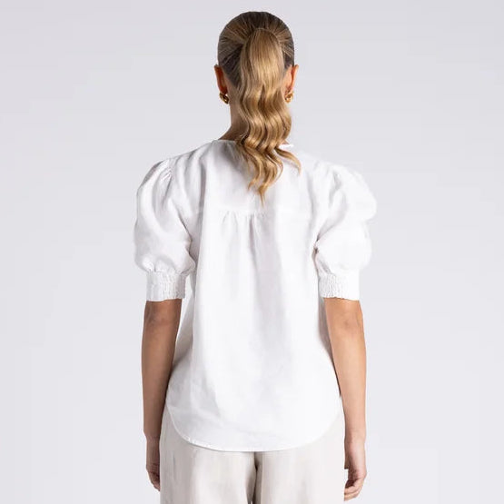 Sandy top by Two T's - White