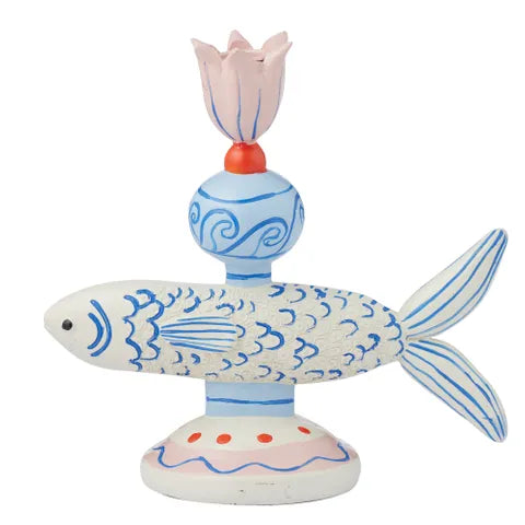 Sardine Resin candle holder by Coast to Coast