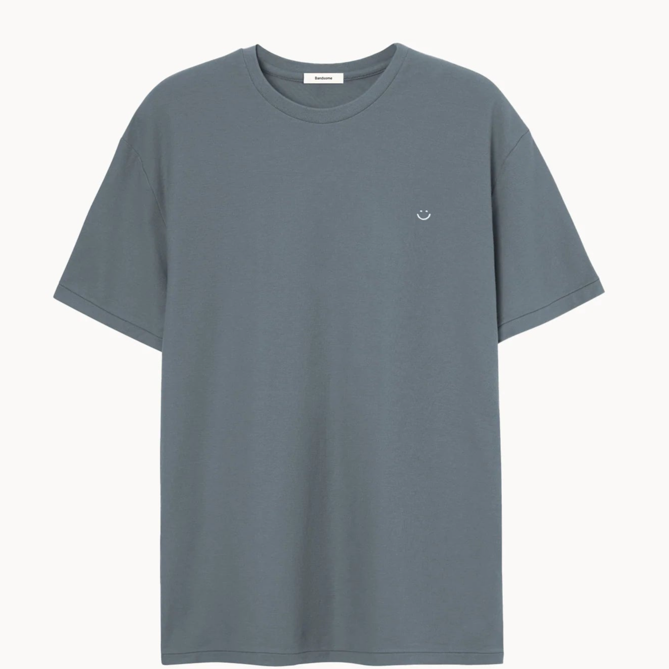 Pique T-Shirt by Bandsome - Charcoal Blue