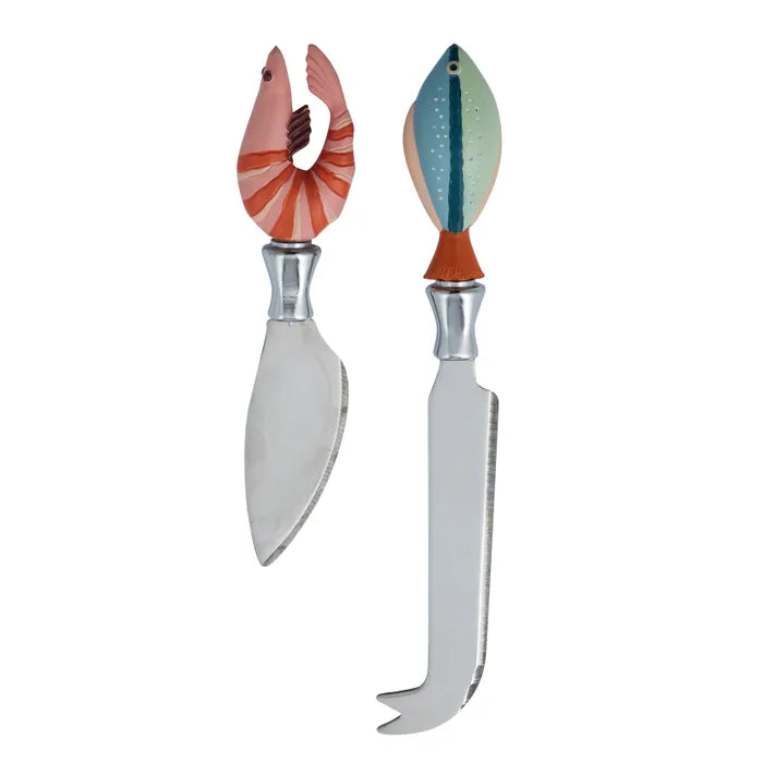 Shack S/2 Resin Cheese Knives 3x14cm by Coast to Coast