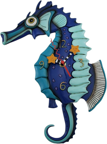 Salty Sea Horse Clock by Allen Designs