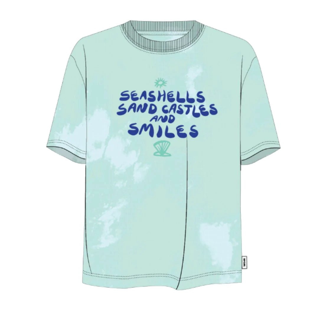 Rip Curl Ty Williams Shells Tee Girl Washed Aqua by Rip Curl