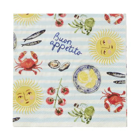 Sicily 20pk 3 Ply 33cm Napkin by Coast to Coast