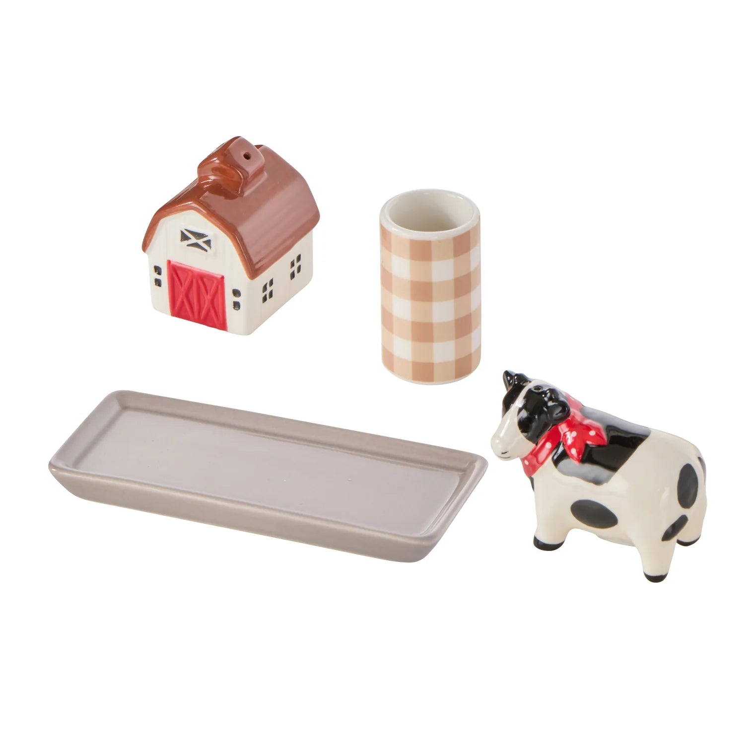 Davis & Waddell Homestead Salt & Pepper Shaker with Toothpick Holder by Isalbi