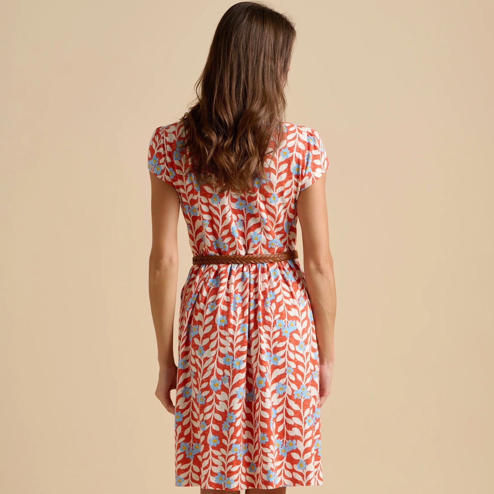 Spring Vine Knee Length Dress by Brakeburn