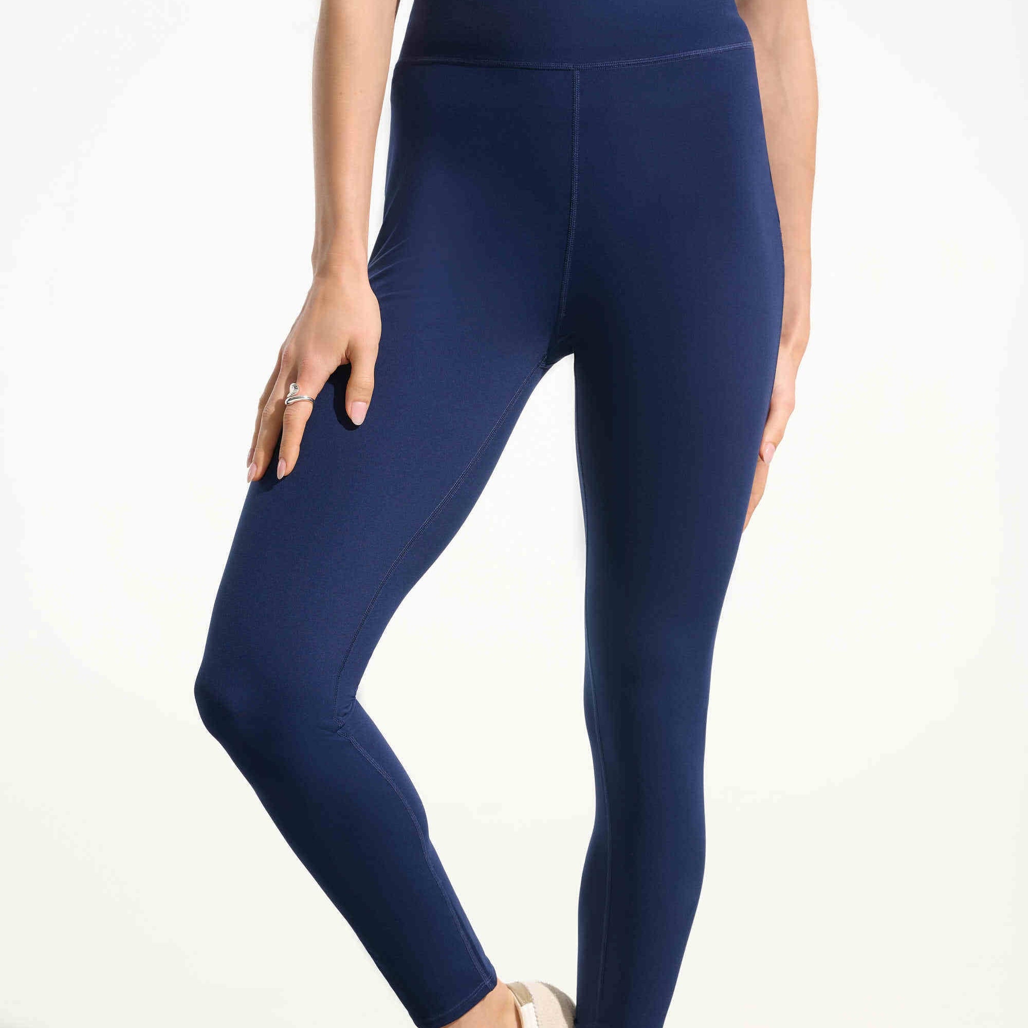 Nylon Spandex Compression Leggings by Joseph ribkoff