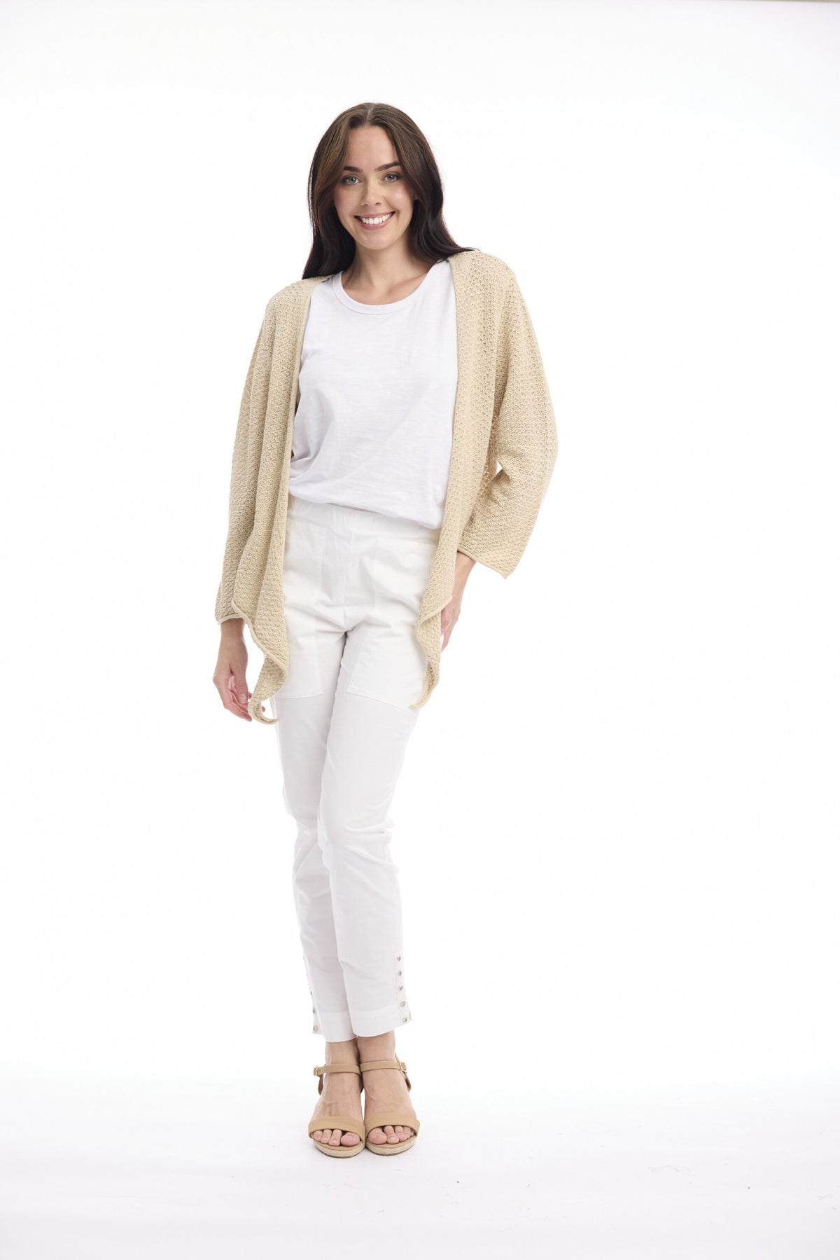 Knit Tie Shrug by Orientique