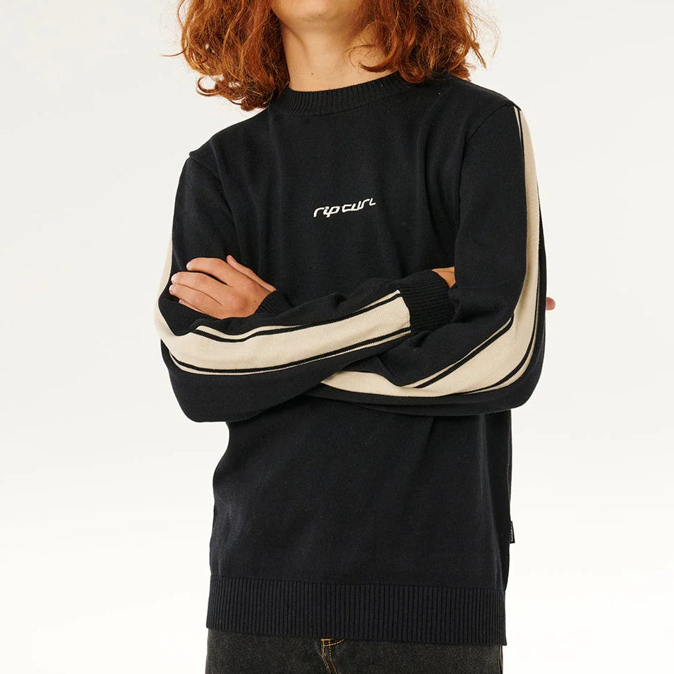 Inner Visions Stripe Knit Crew by Rip Curl