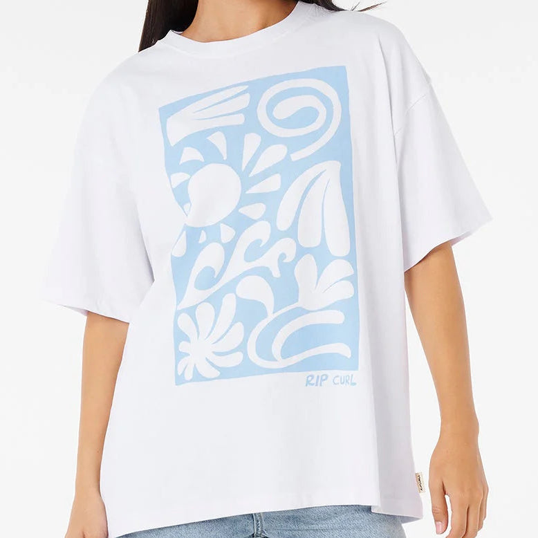 Sunset Surf Heritage Tee by Rip Curl