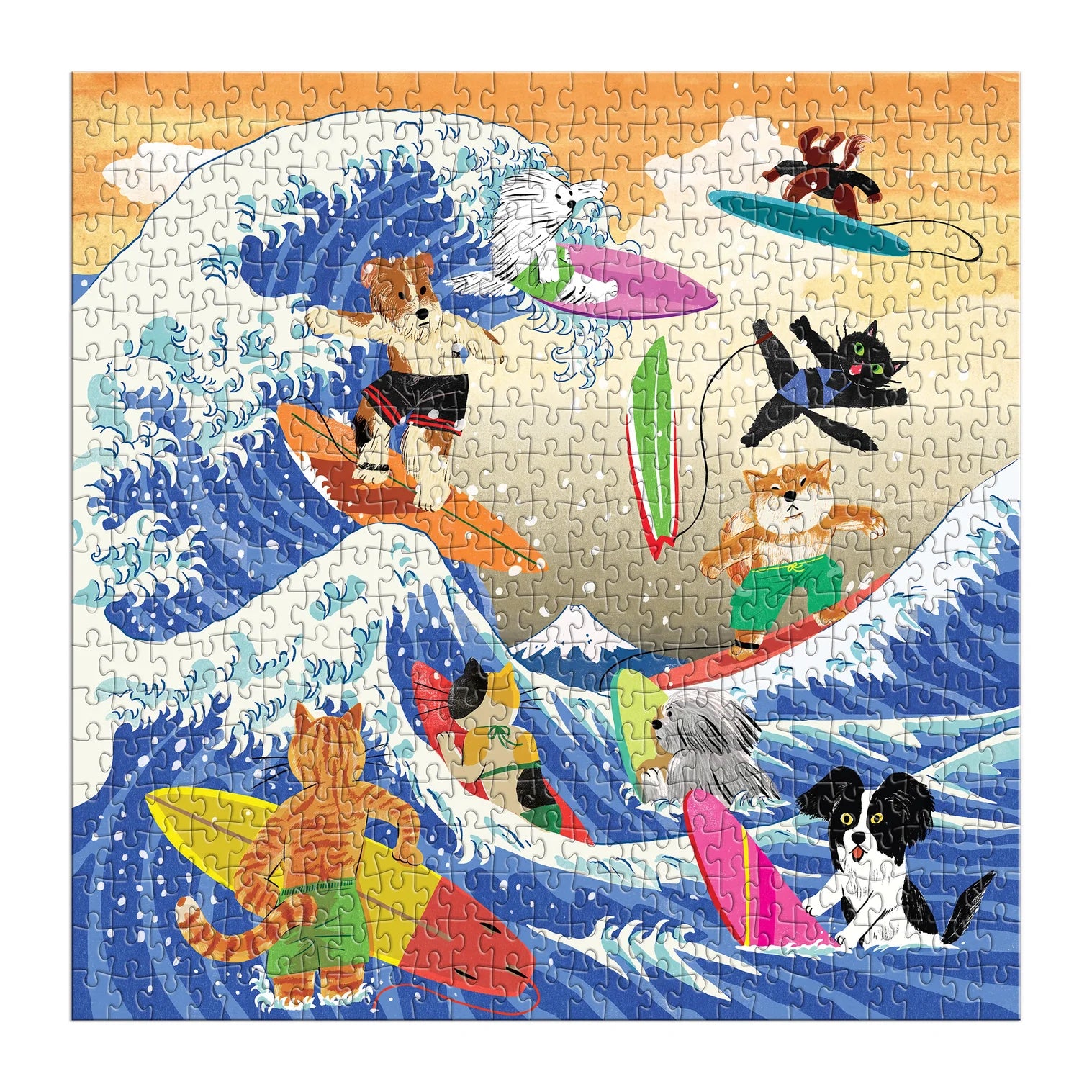 Galison The Great Surf Puzzle - 500pc by Isalbi