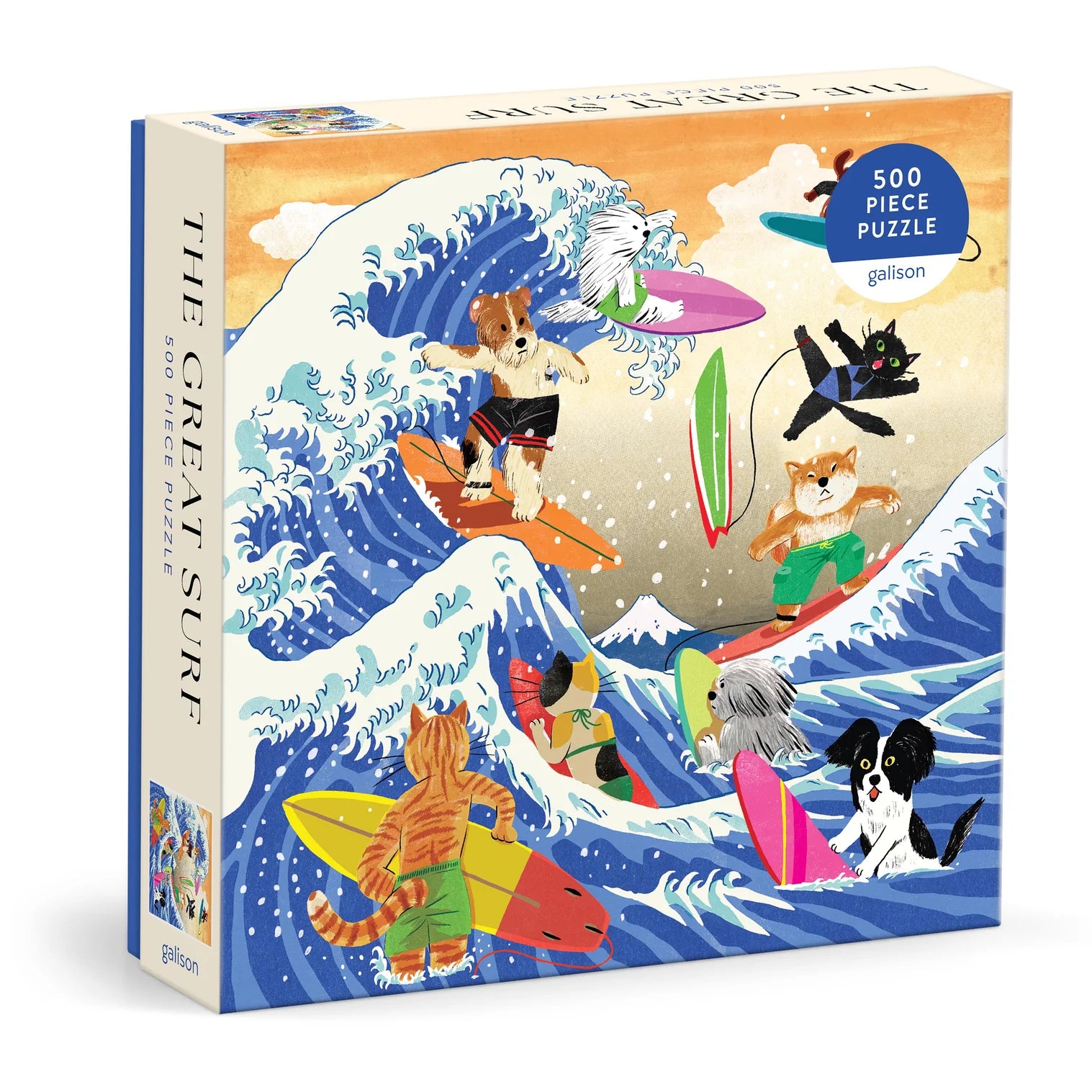 Galison The Great Surf Puzzle - 500pc by Isalbi