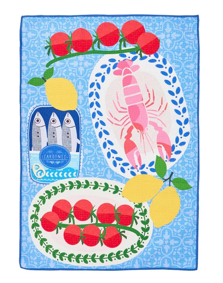 Microfibre Tea Towel - Single Sided - Waffle by Annabel Trends