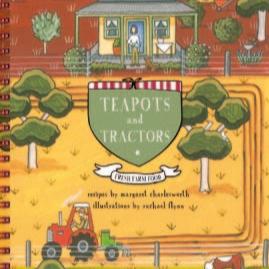 Teapots and tractors Recipe book by Red Tractor Designs