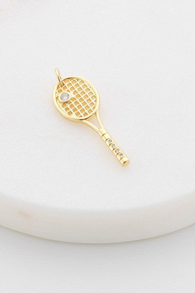 Tennis Charm by Zafino- Gold