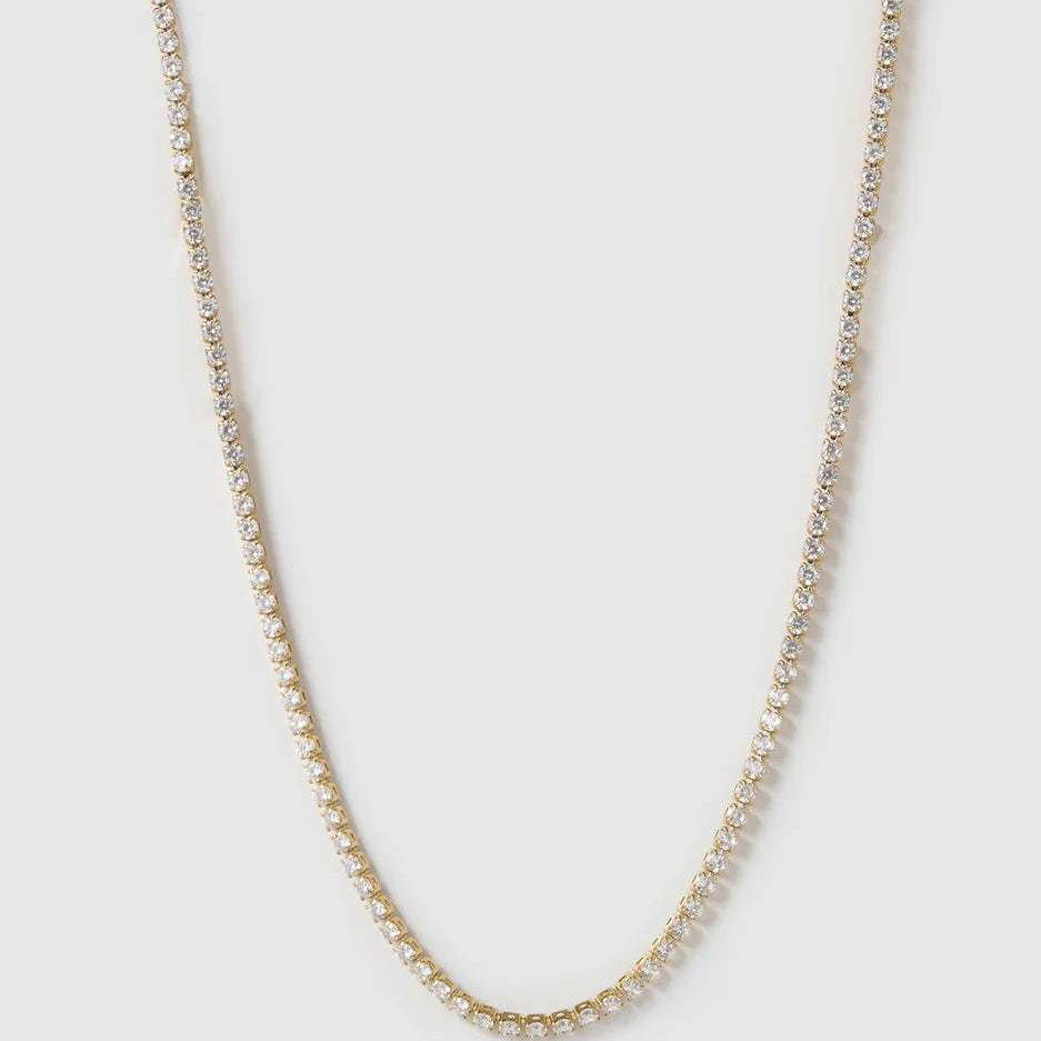 Charlize Tennis Necklace by Arms of Eve