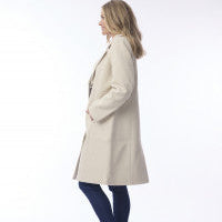 Solid Trench Coat Long by Orientique