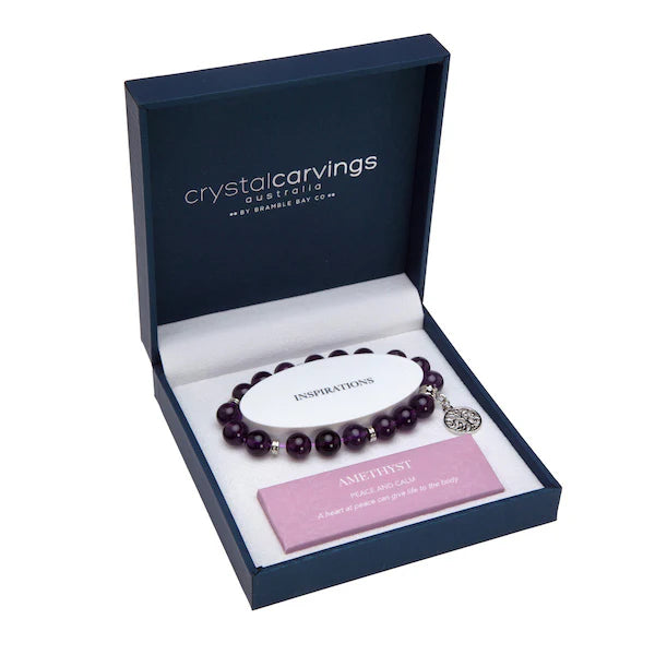 Amethyst Tree of Life bracelet by Bramble Bay – HivePortarlington