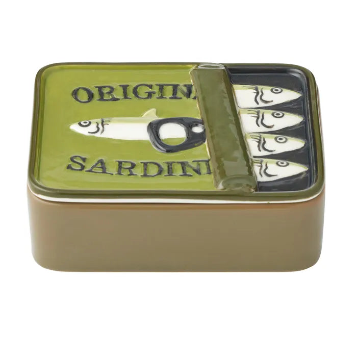 Lisbon Cer Trinket Box 15x12.5x5cm Green by Coast to Coast