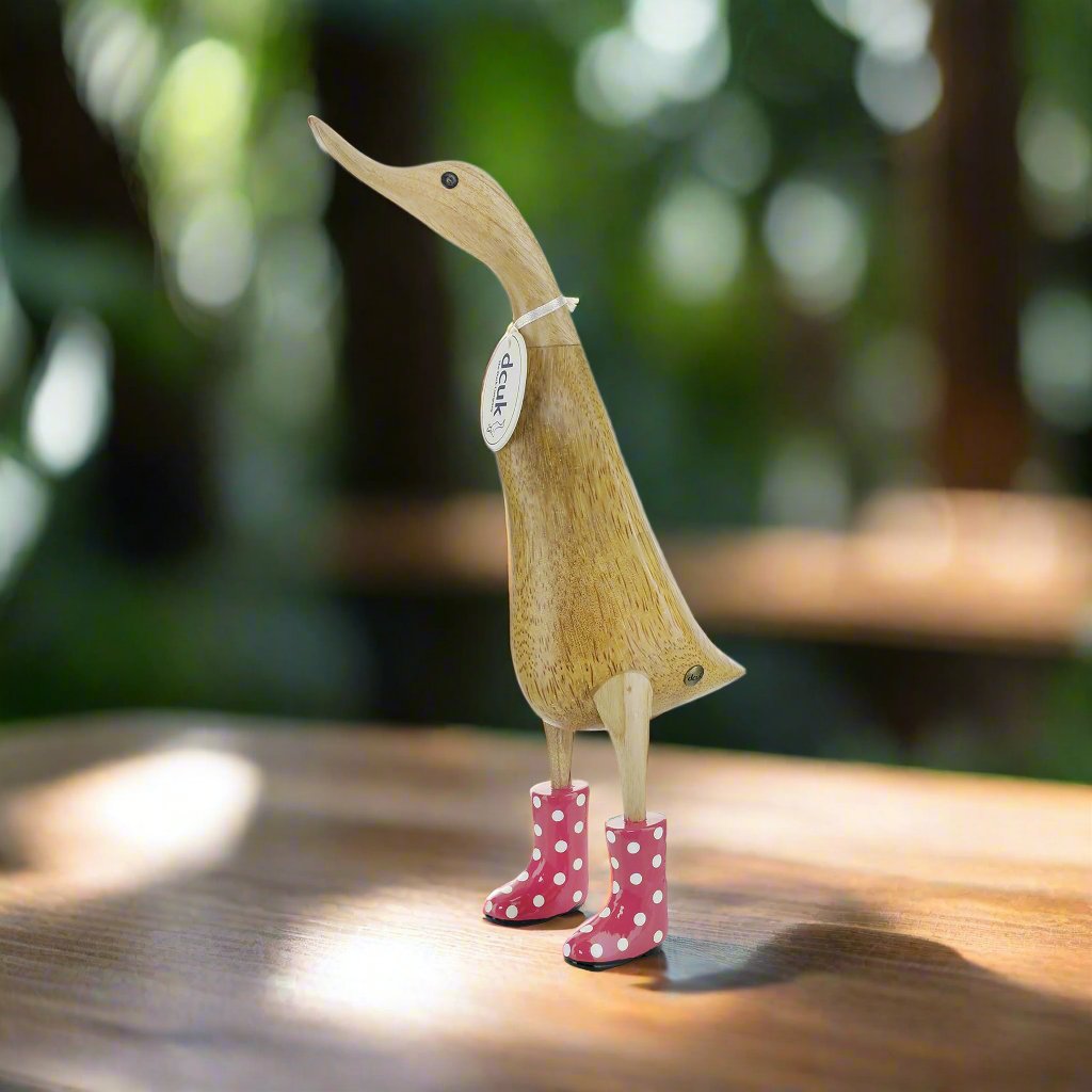 Natural welly spotty ducklet by DCUK