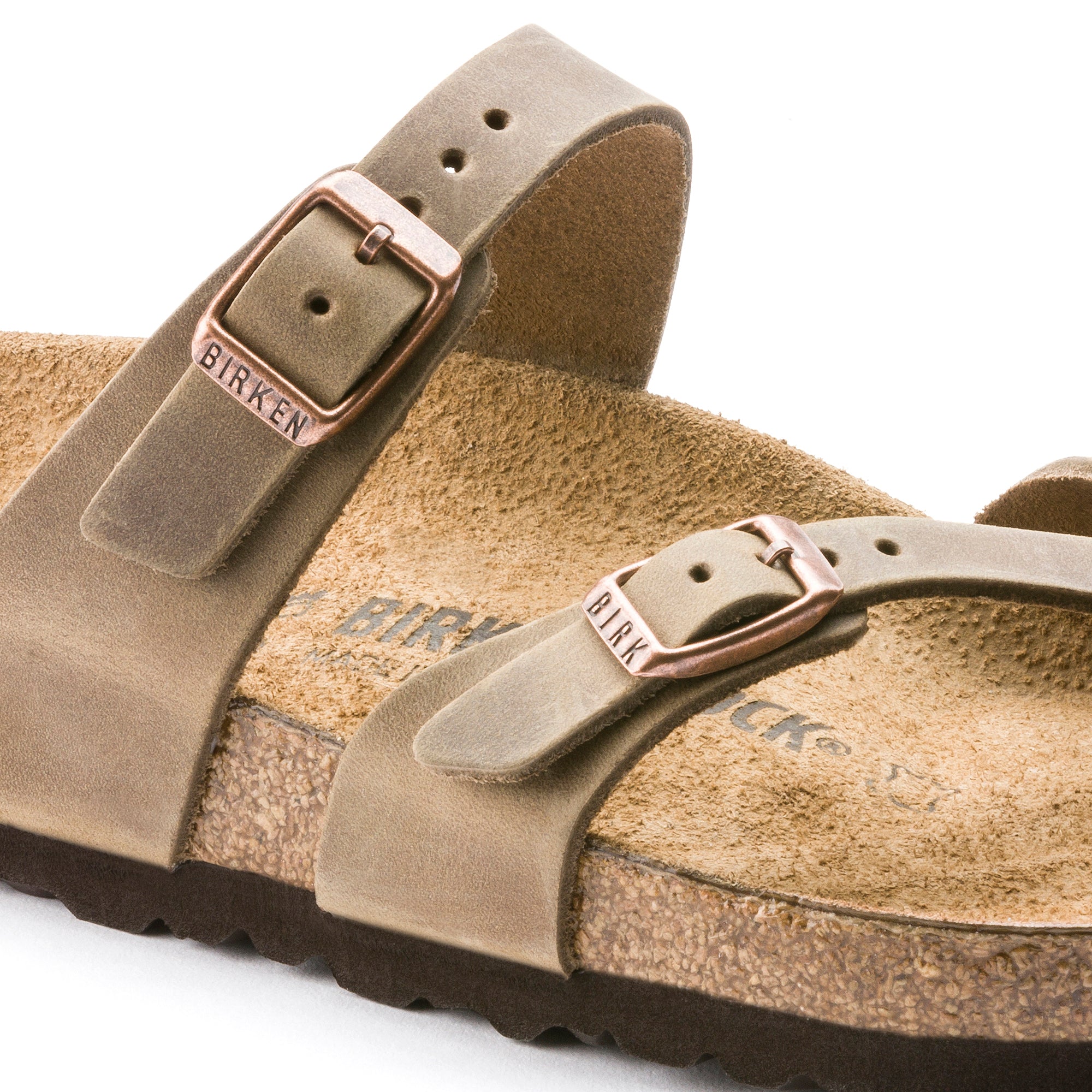 Mayari Tabacco Brown Oiled Leather Regular by Birkenstock