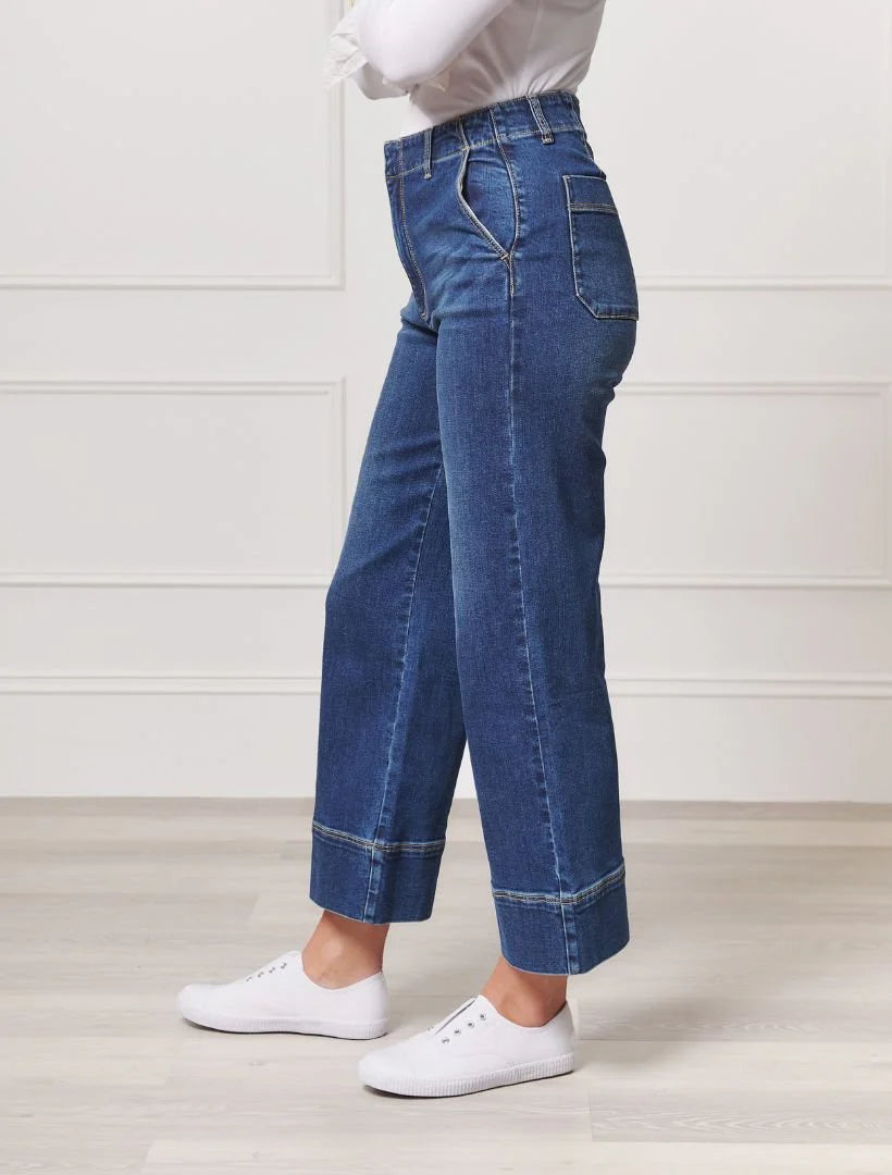 Wanda Denim Pants by Zjoosh - Indigo
