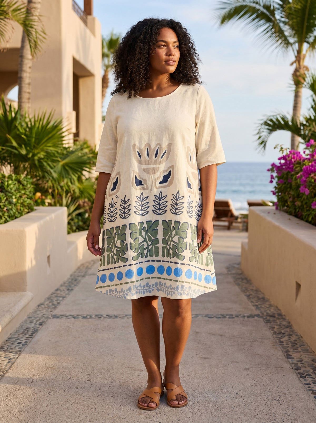 Liberte White Dress Contemporary by Orientique