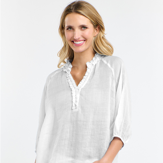 Cha Cha Frill Blouse by 365 Days